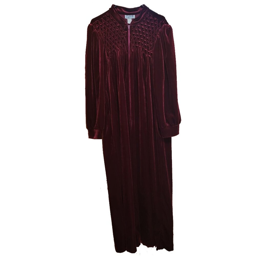 VTG Velour Robe (Sz XL)